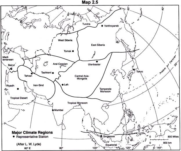 Major Climate Regions