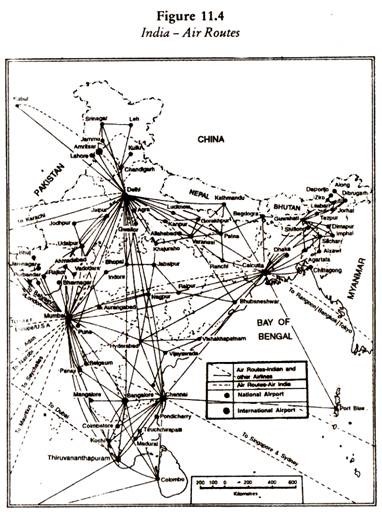 India - Air Routes