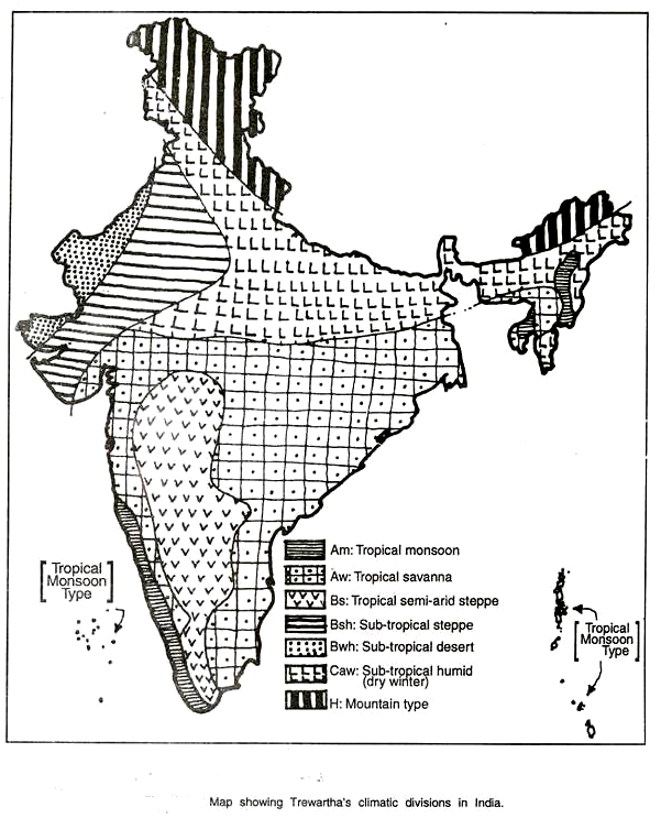 Map Showing Main Millet and Sorghum Growing Areas