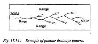 Pinnate Drainage Pattern